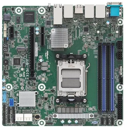 ASRock Rack B650D4U-2L2T/BCM - motherboard - micro ATX - Socket AM5 - AMD B650E Bundkort - AMD B650E - AMD AM5 socket - DDR5 RAM - Micro-ATX