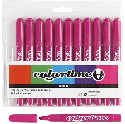 Creativ Company Pink Jumbo pens 12pcs.